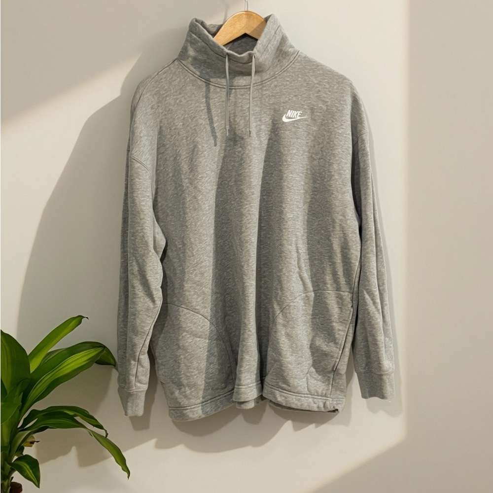 Nike Heather Gray Pullover Hoodie
